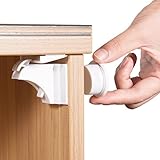 IORIGIN あなたのキャビネット/食器棚/引き出し、10ロック+ 2キー用の安全クローゼット磁気ロックセット