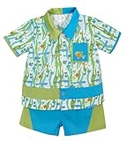 Stephan Baby Go Fish Fishie Print Bowling Shirt and Diaper Cover, 3-6 Months by Stephan Baby [並行輸入品]