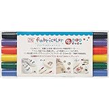 呉竹 ZIGFABRICOLORツイン6色セットTC-4000A/6V