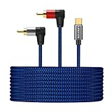 2RCAオーディオケーブルへのUSB C 1.8M、LDKCOK USB Cへの2RCA、男性へのUSBタイプC男性へのRCA、電話プロラップトップへの電話は、Pad Pro