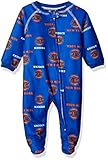 新生児NBA Knicks Sleepwear All Over Print Zip Upカバーオール ブルー