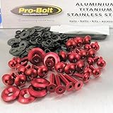 アルミニウムボディパネルキットKawasaki KMX 125レッド