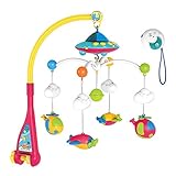 ベッドメリー モビール オルゴール音の出る付き 4way おやすみメリー 幼児ベビー用寝具 新生児プレゼント音楽のおもちゃ 男女共用