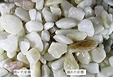 【 翔美苑 】苔玉 の 敷石 化粧 石 白玉 砂利 3分（7-12mm）約500ml