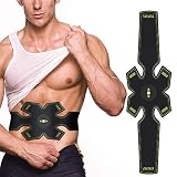 腹筋ベルト EMS 腹筋パッド 腹筋トレーニングマシーン 器具 10段階 6つモード USB充電式 男女兼用 日本語説明書 SunshineCoast