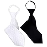 全3種 20%OFF お得な白黒2本セット 冠婚葬祭用 大人のたしなみ ワンタッチ 簡単装着 ジッパーネクタイ