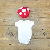 コスチュームマッシュルームロンパースnewborn-24months(50-95)　可愛いくておもしろい海外デザイン おもわず笑顔になっちゃうユニークなベビー服