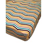 Babee Talk Organic Eco-Dreams Crib Sheet - Chevron [並行輸入品]