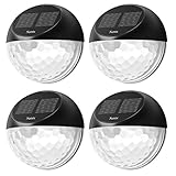 LED小型ソーラーライト 感光式 自動点灯/消灯 IP65防水 配線/電気代不要 足元/ガーデン/玄関/階段/寝室/廊下 CE&PSE認証・18月保障 4個入り SU806