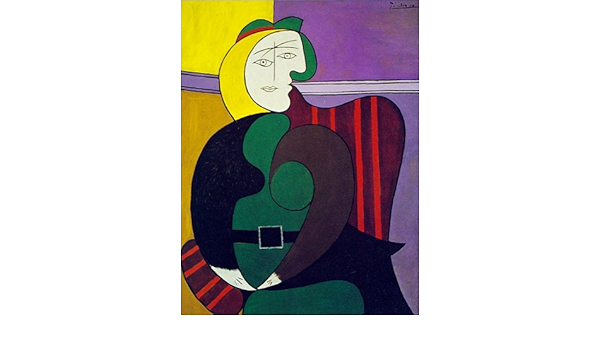 Amazon パブロ ピカソ 赤いアームチェア アートプリントポスター パブロ ピカソ アートフレーム ポスター 通販