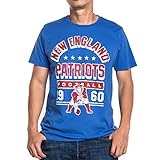 新しいEngland Patriotsレトロ1960 NFLキックオフクルーTシャツ M
