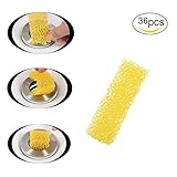 アンチCloggingスポンジヘアトラップフィルタヘアSundries、で使用でき床ドレインBathtub Wash Basin洗濯Basin Strainer排水 36pcs Strip