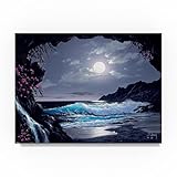 Night Coast 1 by Anthony Casay、18 x 24インチキャンバス壁アート