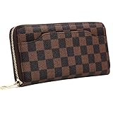Kstarplus 財布 レディース長財布 ブランド カード 21枚 収納 取り出しやすい 小銭入れ 大容量収納可能 おしゃれ（ブラウン）