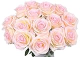 amyhomie Eternalバレンタインの日バラ、Everlasting Love人工花、シルクバラ母の日、結婚式、休日、装飾シルクフラワー ピンク