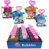 Disney Princess Scented Bubbles in Perfume Bottle with Heart Shaped Wand (Assorted Styles) [並行輸入品]