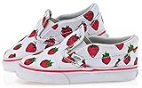 【バンズ】 VANS クラシック スリッポン CLASSIC SLIP-ON STRAWBERRIES TRUE WHITE VN000ZCRIV0 【並行輸入品】 DUDURY (13cm)