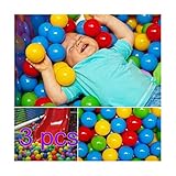 200pcs Ball Pit Balls、ソフトプラスチックKids Play Balls BPAフリーCrush Proof海洋ボール赤ちゃんの幼児用Ball Pit , Kiddie Pool、
