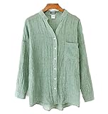 [オチビ] モダン 抜け襟 リネン 麻 七分袖 長袖 2WAY 薄手 シャツ ブラウス カーディガン M ～ 2XL メッシュ シースルー 透け 素材 オトナ キレイめ 春 秋 夏 春夏 春秋 用 グ