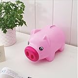 お金ボックスキュートなプラスチック貯金箱節約現金コインお金ボックス子供おもちゃ子供ギフトホームコレクション