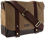 Storksak Aubrey Messenger Bag, Khaki Chocolate