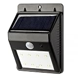 VersionTech ソーラーウォールライト 屋外 アウトドライト LEDライト 人感センサー搭載　防水、省エネかつ環境に優しい センサーライト