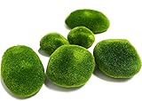 Govine® 人工の苔の置物 フェイクファーフォーム モスボール(6個）
