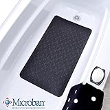15 " x 27 " Largeゴムバス安全マット – 防かび ブラック 06541-1