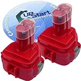 2xパック - Makita 6916D 互換バッテリー : Makita 12V 電動 工具用 バッテリー対応 (3300mAh, 12V, ニッケル水素)