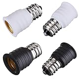 ILS - E12 to E14 Base LED Bulb Lamp light Screw Holder Adapter Socket Converter
