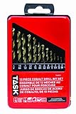 Task Tools T50013 13-Piece Cobalt Metal Drill Bit, 1/16 Through 1/4-Inch [並行輸入品]