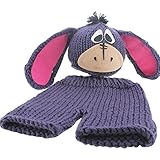 POTOJP 可愛い ベビー用着ぐるみ 子供用 寝相アート ベビー服 編み物 新生児 赤ちゃん ハロウィン クリスマス コスチューム 写真記念 出産祝い (ミニロバ)