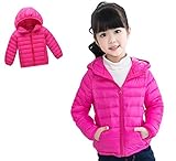 軽快　防寒　ダウンジャケット/コート/アウター/上着　フード付き　子供服 女の子　おしゃれ　ベビー服　女の子　幼児　赤ちゃん服　長袖　６サイズ　出産祝い/プレゼント100CM－110CM－120CM－