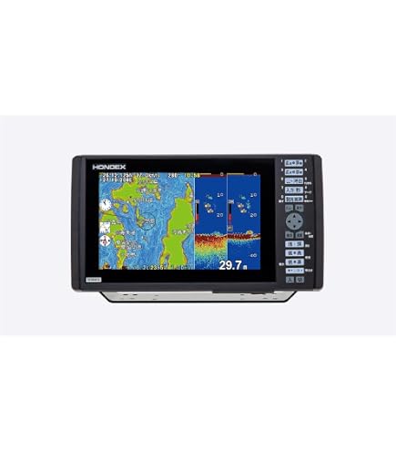 Amazon | ホンデックス 魚探 9型ワイドGPSデジタル魚探HE-90S GPS内蔵