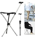 Amazon.co.jp: Laff tigo. ステッキチェア イス 椅子 座れる杖 杖