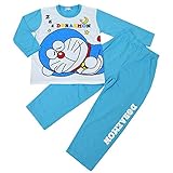 ドラえもん パジャマ 天竺スウェットパジャマ 春物 fo-74e043 110cm 水色