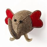 Stuffed Animal Elephant Trophy Head