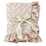 マイブランキー /　Luxe Blanket Luxe Snail Satin Ruffle （カラー：Tan） [並行輸入品]