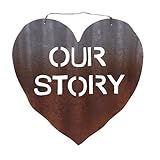 IMAX 72162 Spectacular Our Story of Love Metal Wall Decor [並行輸入品]