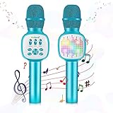 ZealSound カラオケマイク bluetooth ポータブルスピーカー ブルートゥース ワイヤレスマイク 高音質 音楽再生 ノイズキャ