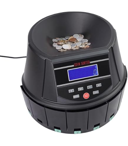 Amazon | ダイト 硬貨選別計数機 プリンター機能付 DCV-10P | 紙幣 
