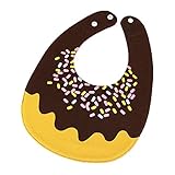 Tovadoo ベビー よだれかけ コットン 野球柄 ドーナツ柄 オレンジ柄 キュート おしゃれ ファッション 出産祝い ギフト 多色 21cm*27cm