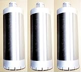 プロ仕様 3本セット ダイヤモンドコアビット 湿式レーザー溶接 外径108mm Aロットネジ 有効長275L　実績豊富！