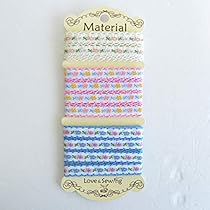 Amazon.co.jp: ＼12mm*1.2m巻が3種類＝合計3.6m巻／ピコット付