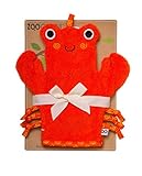 ズッキーニ (Zoocchini)【日本正規品】お風呂ミトン カニのチャーリーくん レッド 1枚セット ZOO9008