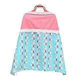 授乳カバー　授乳ケープ　授乳用　看護タオル　通気性　コットン　軽量　多機能 (色15)