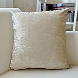 mochohome装飾マイクロファイバーソリッドスロー枕または枕、Include 8色、4サイズ 22" x 22" ベージュ TP-Cover-84-22-Beige