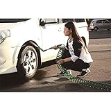 菜菜畑 首振りガーデンコイルホース スタンドセット グリーン F7397