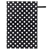 赤ちゃんにやさしい安心おむつ替えシート（日本製） 防水　コンパクト収納　出産祝い　polka dot large(broadcloth・black)　B0705000　日本製