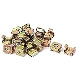 uxcell ケージナット M4 x 0.7mm サーバーラックキャビネット ケージフローティングナット 20個入り